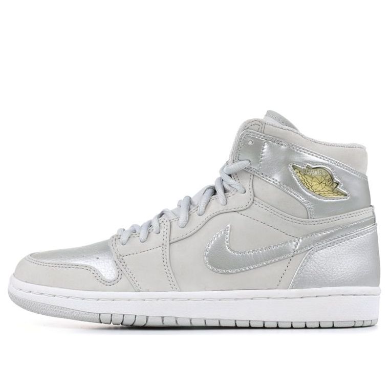Air Jordan 1 CO.JP 'Metallic Silver' 2001 136060-001 Iconic Trainers