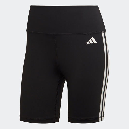 Women's adidas Training Essentials 3-Stripes High-Waisted Short Leggings