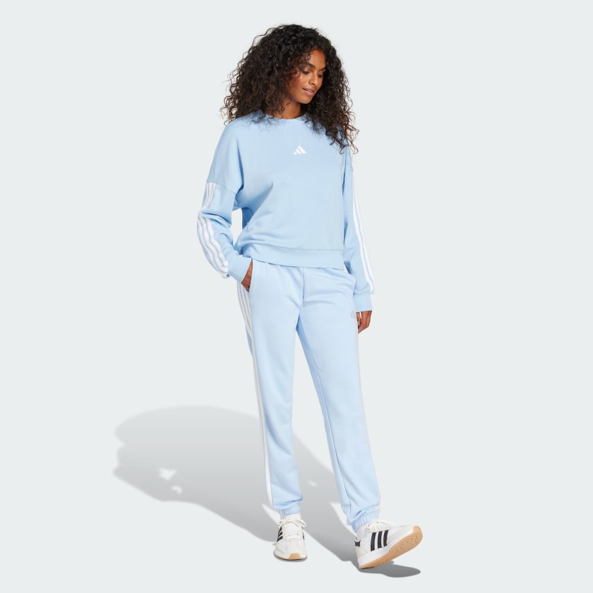 Women's adidas Essentials 3-Stripes French Terry Cuffed Pants
