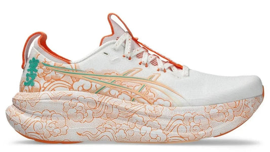 Gel-Nimbus 28 Tokyo White/Apricot Crush