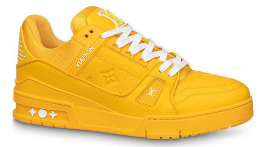 Trainer Yellow Embossed Monogram