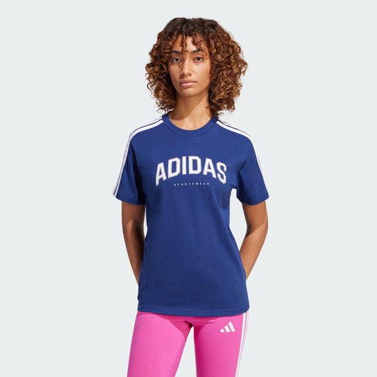 Women's adidas Lounge Soft-Side Graphic Tee