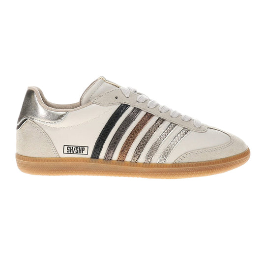 Stevie Metallic Lace Up Sneakers