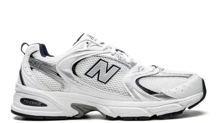 530 White Silver Navy