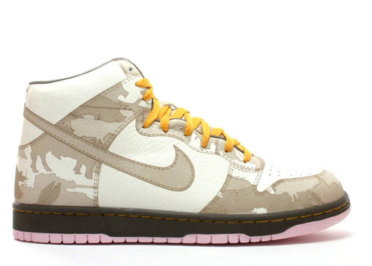 Dunk High 1 Piece White Khaki Pink Ice (WORN/NO BOX)