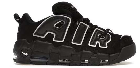 More Uptempo Low AMBUSH Black