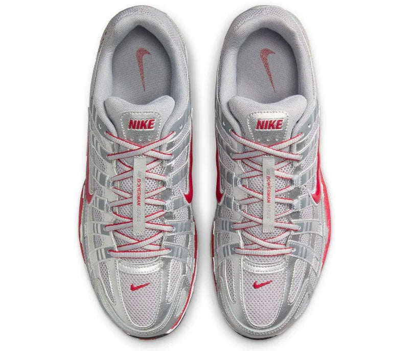 P 6000 Metallic Silver Gym Red