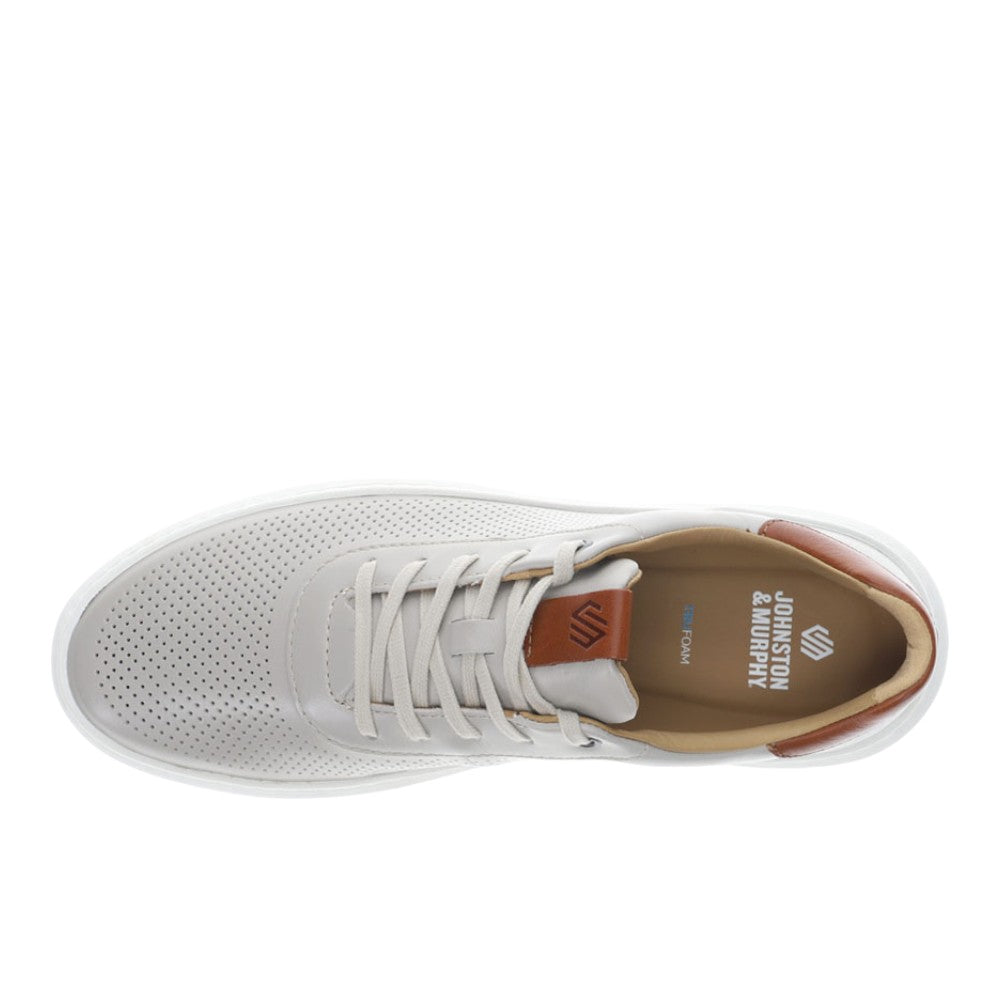 Anders Perforated U Throat Lace Up Sneakers