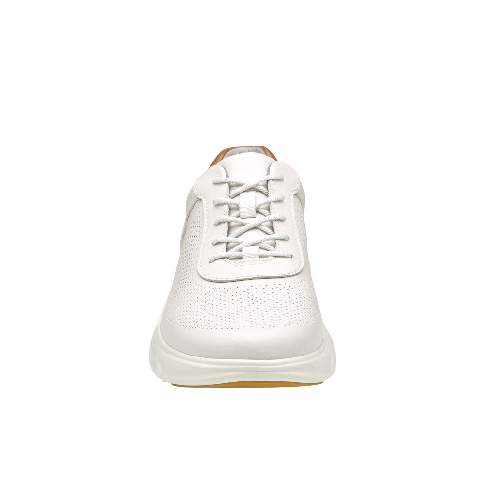 Reactivate U Throat Perforated Lace Up Sneakers