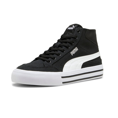 Court Classic Vulcanized Mid Formstrip Lace Up Sneakers