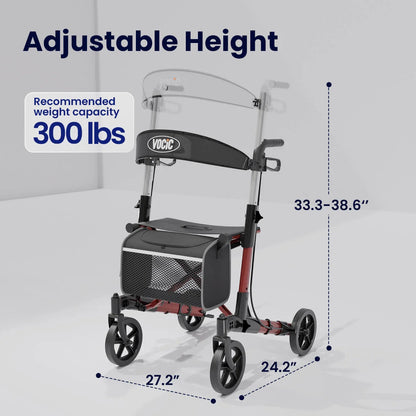 Z23 All Terrain Rollator Walker With Seat