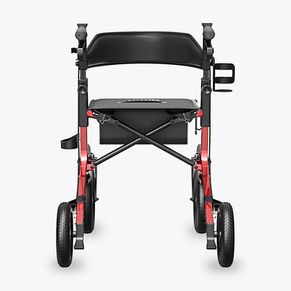 Z57 Outdoor Rollator Walker with 12" All Terrain Big Wheels