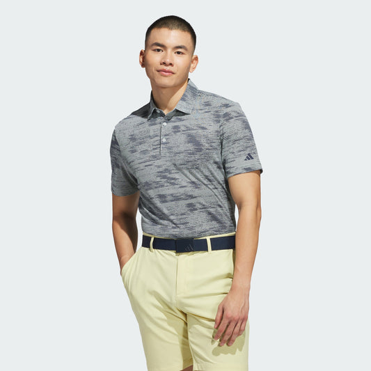 Men's adidas Ultimate365 Textured Stripe Polo Shirt