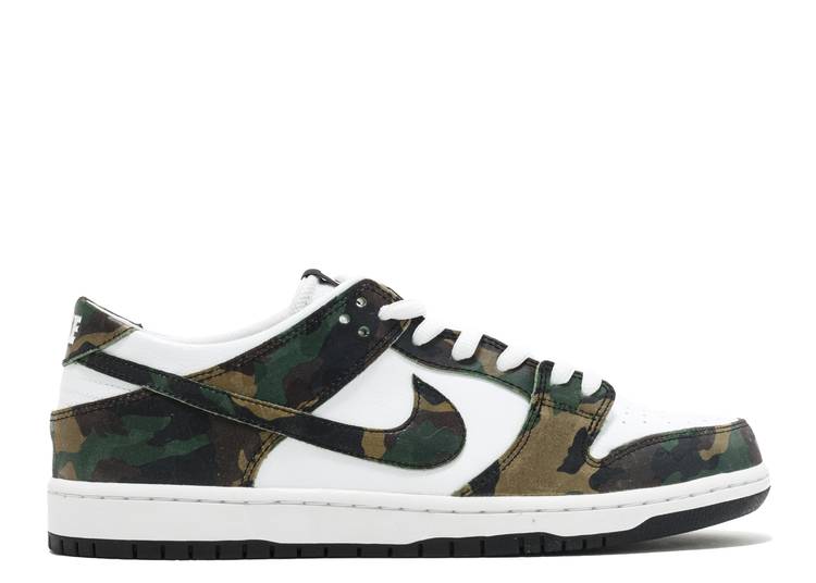 Dunk SB Low Camo Legion Green