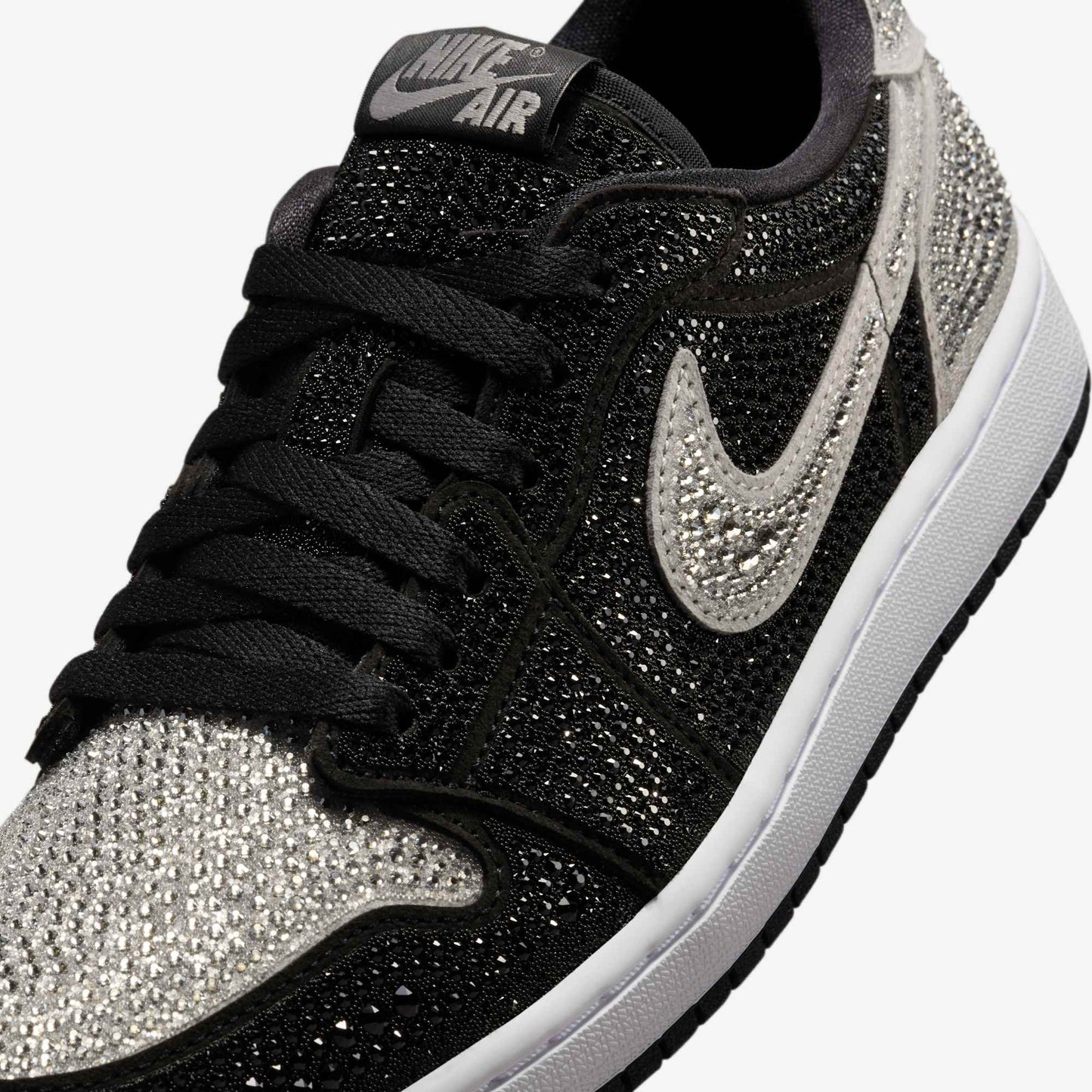 Air Jordan 1 Retro Low OG x Swarovski 'Stealth' (2025) (Womens)