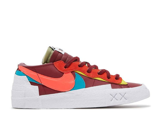 Blazer Low sacai KAWS Red (WORN)