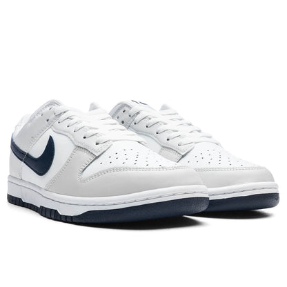 Dunk Low Retro - Summit White/Midnight Navy/Platinum Tint