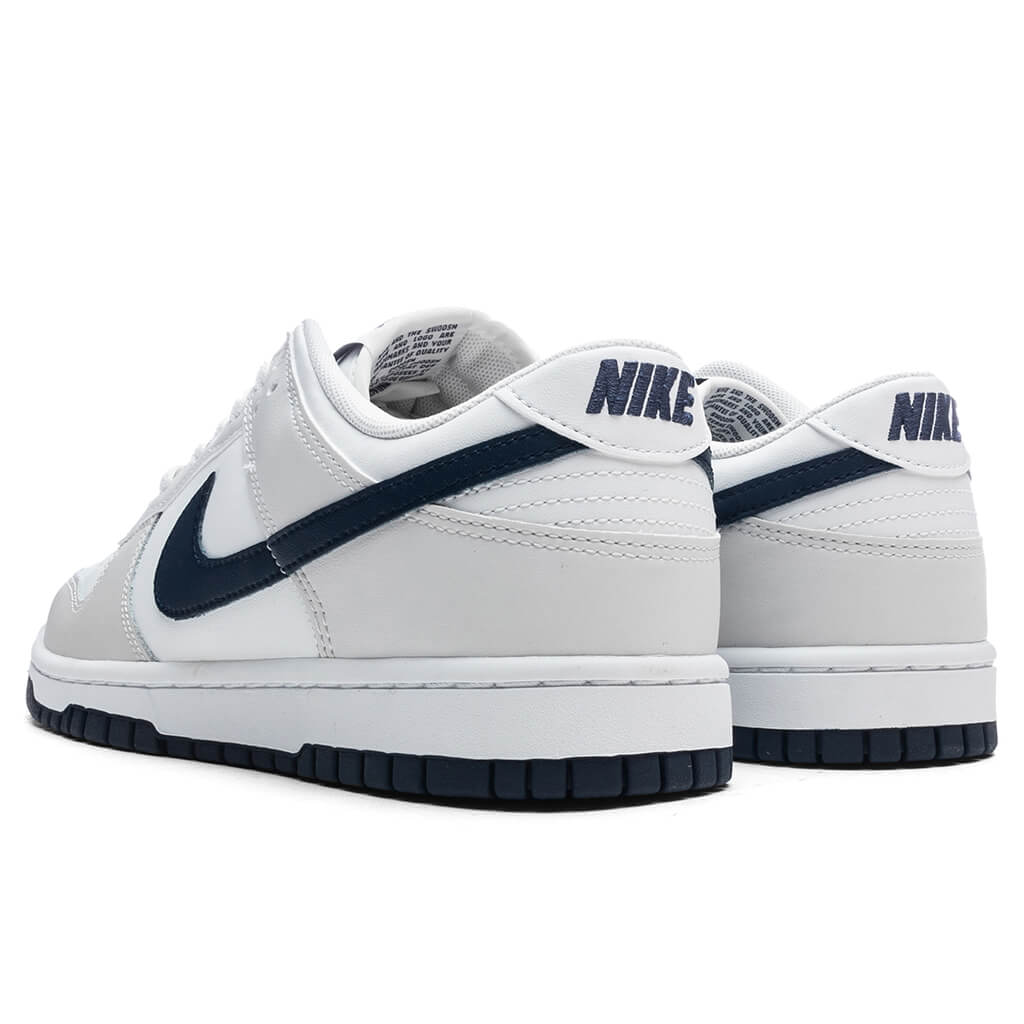 Dunk Low Retro - Summit White/Midnight Navy/Platinum Tint