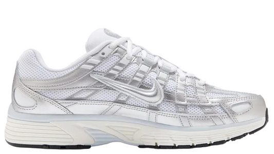 P-6000 White Blue Tint Sail Metallic Silver (Women's)