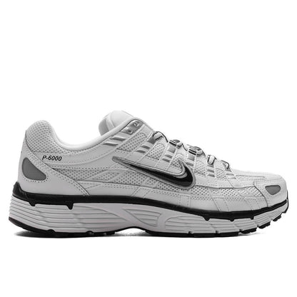 P - 6000 - White/Black/Metallic Silver