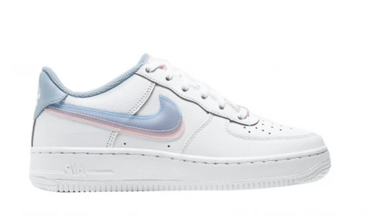 Force 1 LV8 GS Double Swoosh White Armory Blue