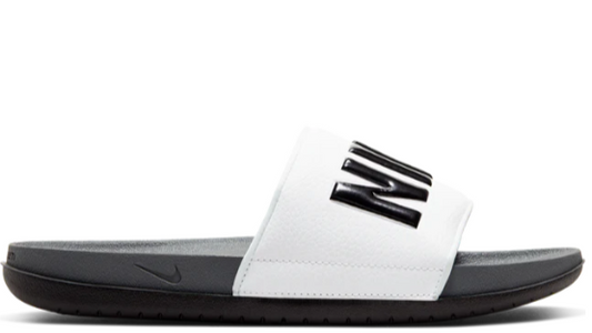 Offcourt Slide Dark Grey Black White