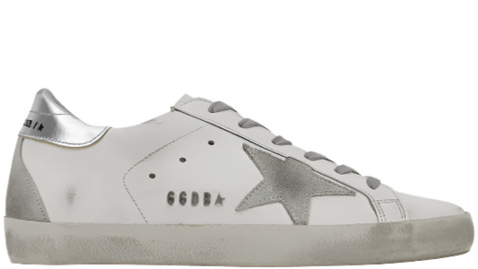 Golden Goose Super Star White Silver (WOMEN)