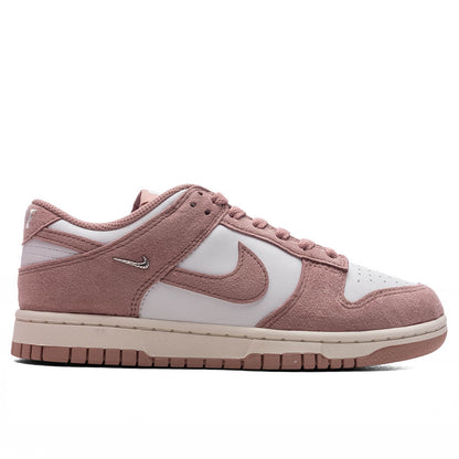 Women's Dunk Low 'Rose Whisper' - White/Particle Pink/Sail/Metallic Silver