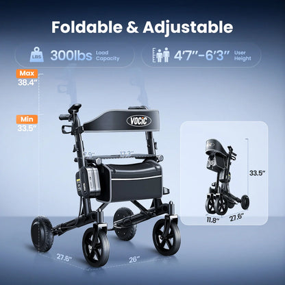 Z73 Electric Outdoor Foldable Rolling Walker