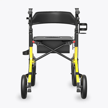 Z57 Outdoor Rollator Walker with 12" All Terrain Big Wheels