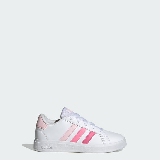 Kids' adidas Grand Court Lifestyle Tennis Lace-Up Shoes