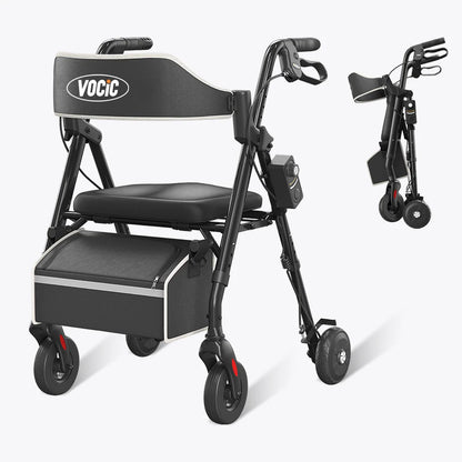 Z63 Rollator with Adjustable Resistance - Speed Control Walker