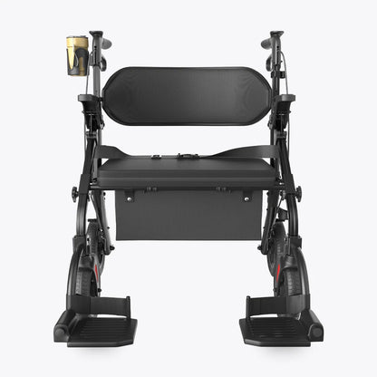 Z59 2 in 1 Heavy Duty Walker Wheelchair Combo