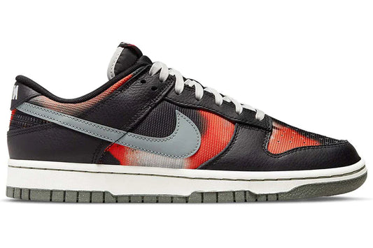 Dunk Low Graffiti Black Red