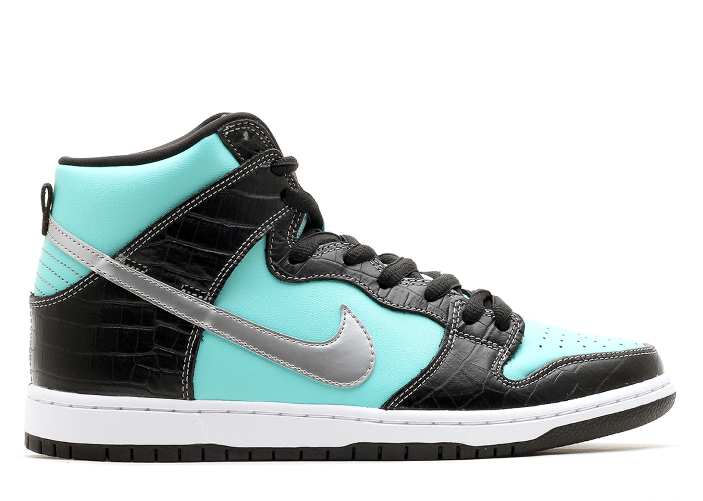 Dunk High Diamond Supply Co. Aqua Blue (WORN)
